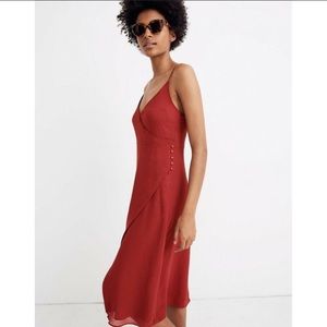 Madewell Red Wrap Dress